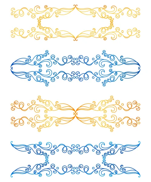 Beyaz altın ve mavi kareler