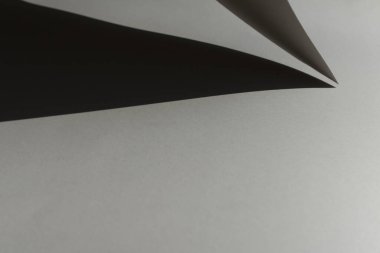 Gölge arkaplanı. Gri kağıt dokusu. Asgari bileşimi özetle.