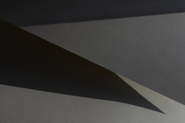 Gölge arkaplanı. Gri kağıt dokusu. Asgari bileşimi özetle.