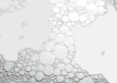 Sabun köpüğü arkaplan, köpük dokusu kapat.