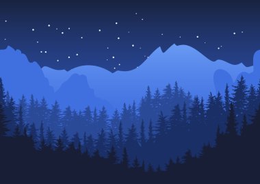 Nature horizontal seamless background.