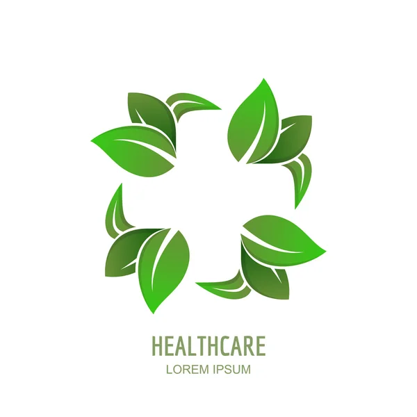 Medical center or pharmacy vector logo, icon, emblem design. — 图库矢量图片
