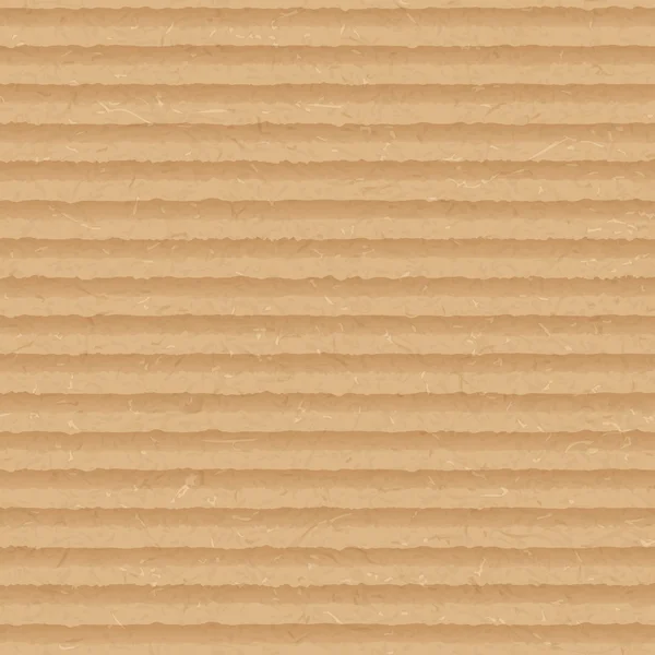 Vector brown cardboard seamless background. Close-up of cardboard grunge texture. Abstract design element. — Stockový vektor