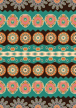 tasarlamak vektör etnik seamless modeli.