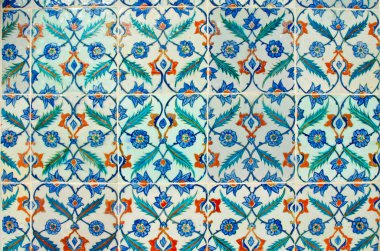 Eski el yapımı Türk - Osmanlı Topkapı Sarayı döşer. Tur