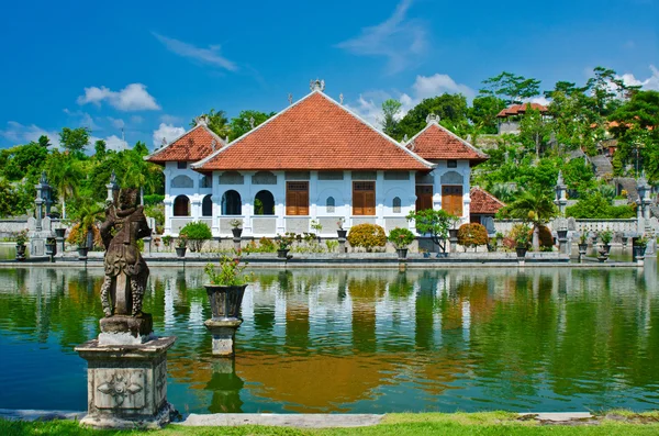 Достопримечательность в Уджунг воды дворец в Karangasem Regency. Бали, Индонезии — стоковое фото