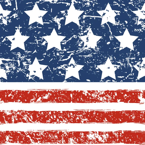 Happy 4th of juillet, fête de l'indépendance des Etats-Unis. Grunge seamless Vector — Image vectorielle