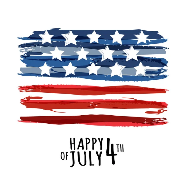 Szczęśliwy, 4 lipca, Dzień Niepodległości Usa. Streszczenie tło wektor Ilustracja Stockowa