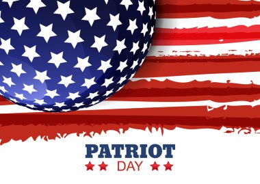 Vatansever veya günün ardından ABD Bağımsızlık günü. Vektör soyut watercol