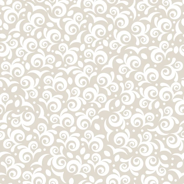 Vector seamless floral vintage. couleurs beige pastel Abst — Image vectorielle
