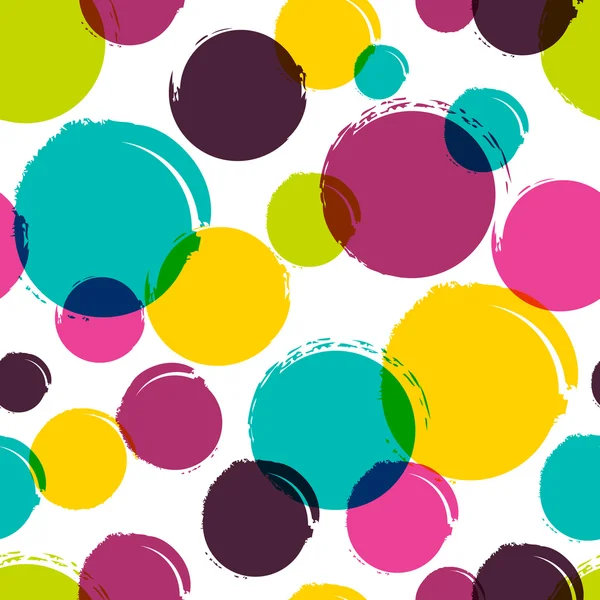 Seamless vector abstract pattern with watercolor blots, stains, — Διανυσματικό Αρχείο