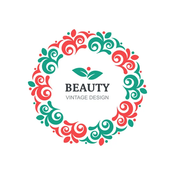 Vector Beauty-Salon-Logo-Design-Vorlage — Stockvektor