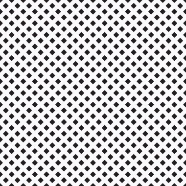 Beyaz arka planda siyah yoğun curvy rhombus desen