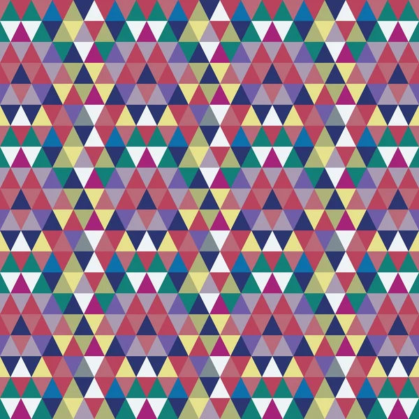 Bunte moderne geometrische abstrakte Dreieck nahtlose Muster — Stockvektor
