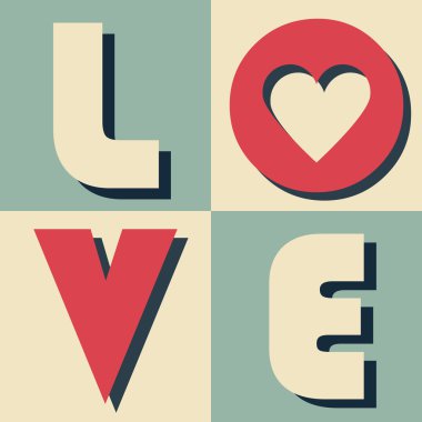 Siyah gölgeli retro kiremitli düzenleme Word aşık