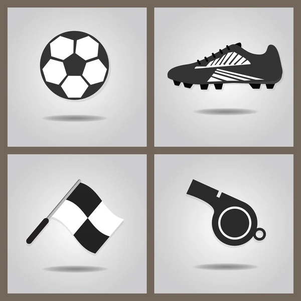 Tacos de futbol imágenes de stock de arte vectorial | Depositphotos
