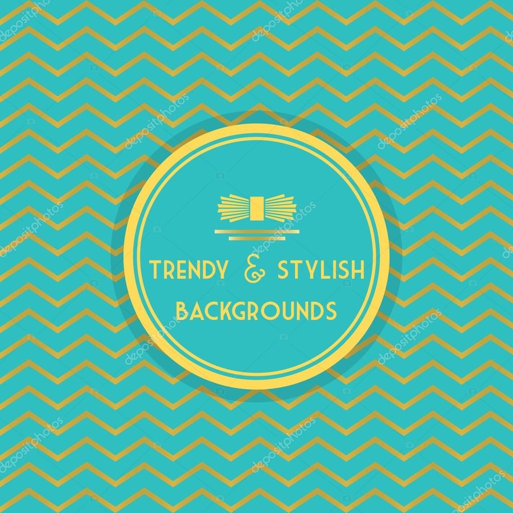 Golden and Aqua trendy and stylish decoration background with border tag