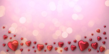 Sevgililer Günü tatili için güzel bir illüstrasyon..