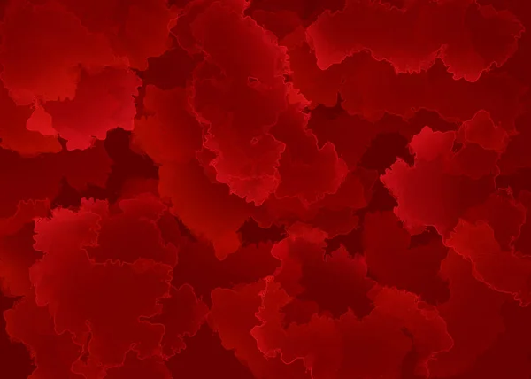 墨迹形式的深色抽象水色红色背景 — 图库照片