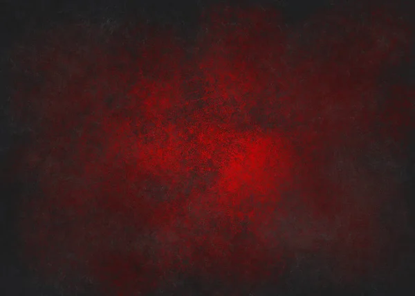 Abstract grunge watercolor background in red and black with a luminous center — Foto Stock