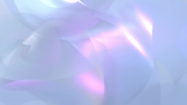 Abstraktní futuristická animace v růžové a modré barvě. Pozadí je úvodní obrazovka — Stock video