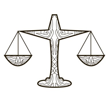 Çizgi vektör görüntü Sanat Terapisi kase ağırlıklar ile için