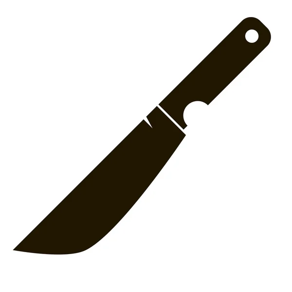 Knife outline modern logo or icon vector illustration — Stock Vector