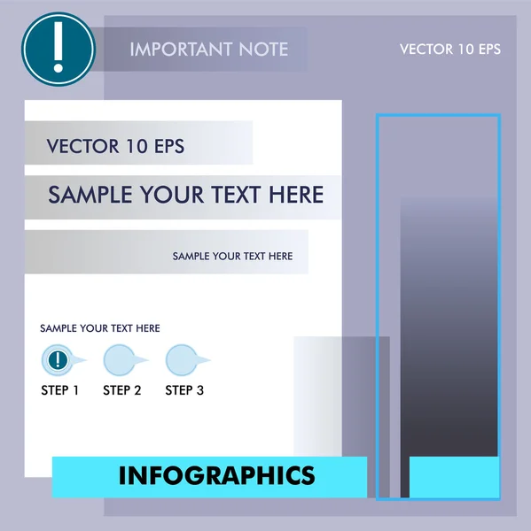Infographics kartı vektör arka plan