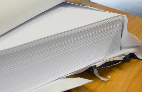 Pile of papers on the office desk — Stock Photo, Image