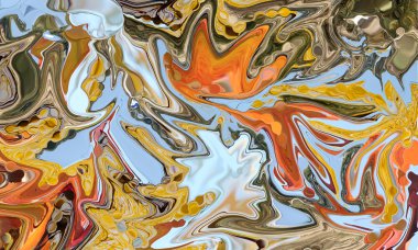 Soyut renkli arka plan, gri, yeşil, dalgalar