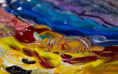 soyut sarı - mavi arka plan