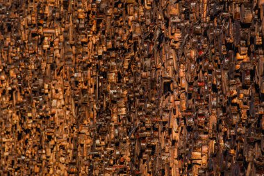 Yığılmış kereste kayıtları çevre sorunları kavramı arka plan dokusu