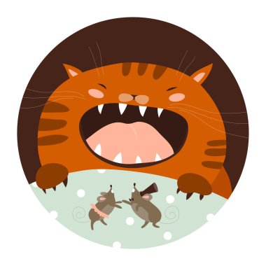Komik kedi fare seyir