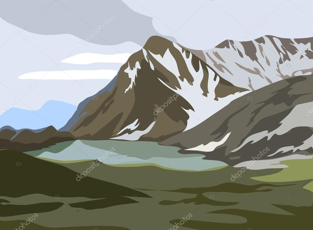 Mountains landscape