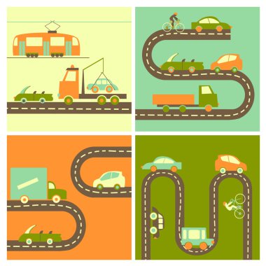 Araba simgeler vektör