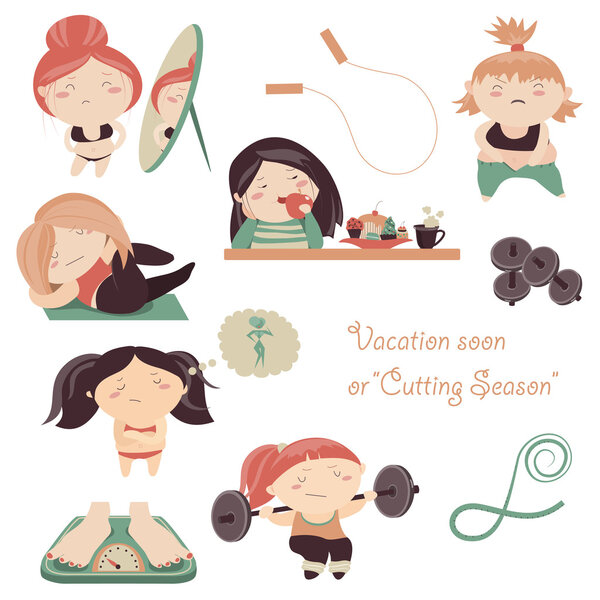 Сложность похудения женщин
