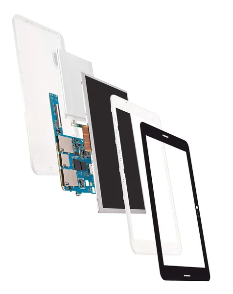 Beyaz bir arka plan üzerinde izole sökülüp plaka