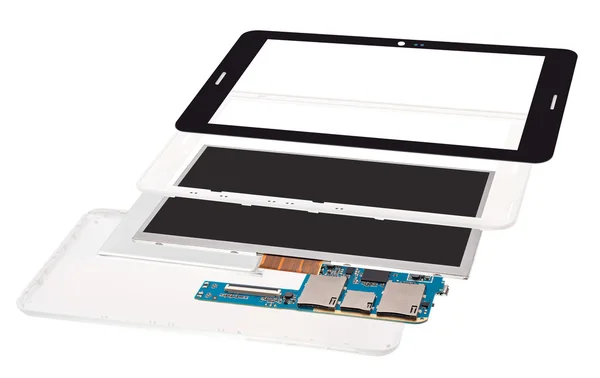 Beyaz bir arka plan üzerinde izole sökülüp plaka