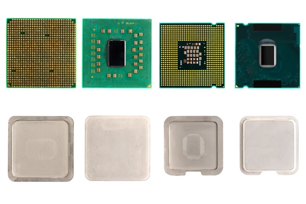 The disassembled computer processor — Stock Photo, Image