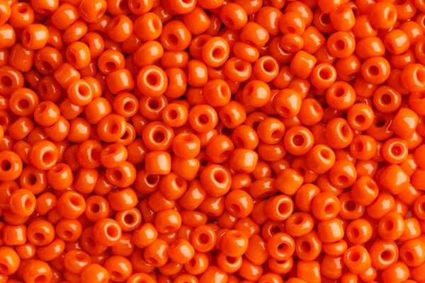Texture orange beads — Stock Photo, Image