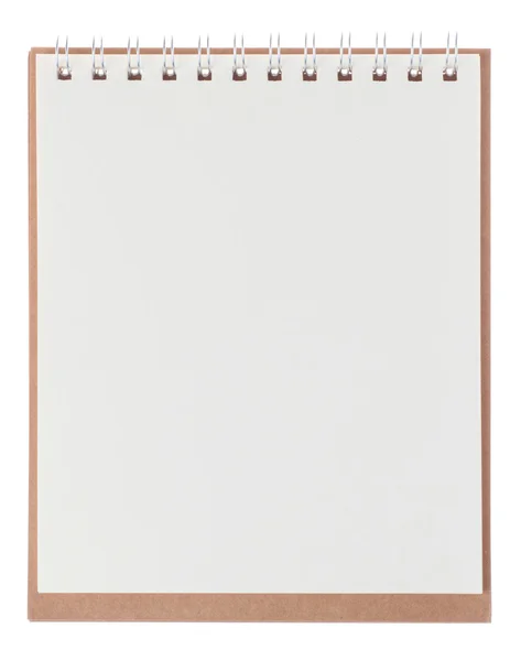 Anteckningsbok på en vit bakgrund — Stockfoto