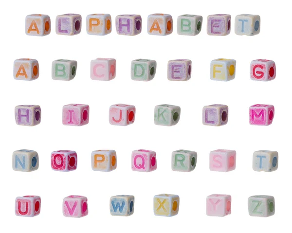 Children's alphabet blocks — Stock Photo, Image