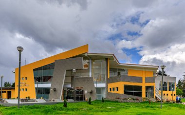 Cajamarca, Peru yakınlarındaki Baos del Inca turizm kompleksinin yıkıntıları