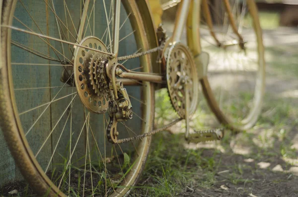 Vélo doré — Photo