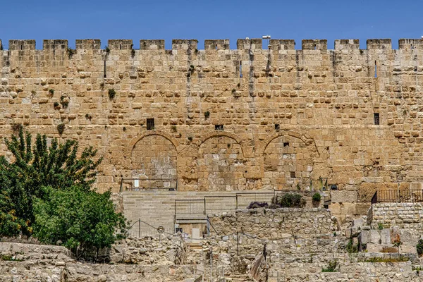 Jerusalén Israel Abril 2021 Huldah Gates Old City Jerusalem Las — Foto de Stock
