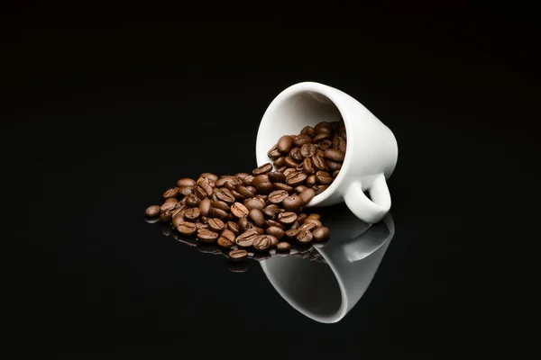 Tazza di caffè di fagiolo — Foto Stock