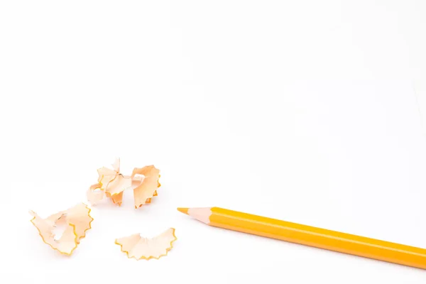 Okul için soyma ile kalem — Stok fotoğraf