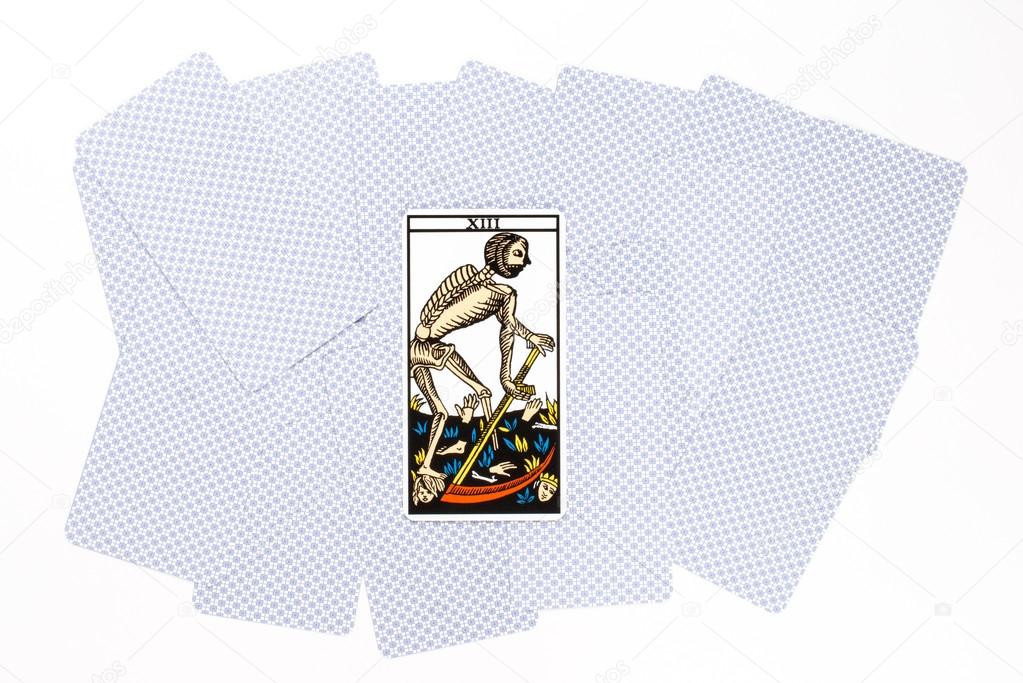 Tarot card death draw