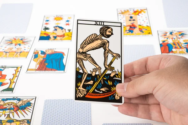 Draw tarot : The Death — Stock Photo, Image