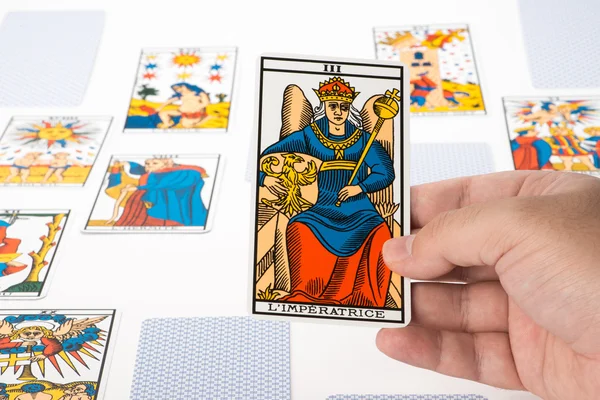 Zeichnung Tarot: die Kaiserin — Stockfoto